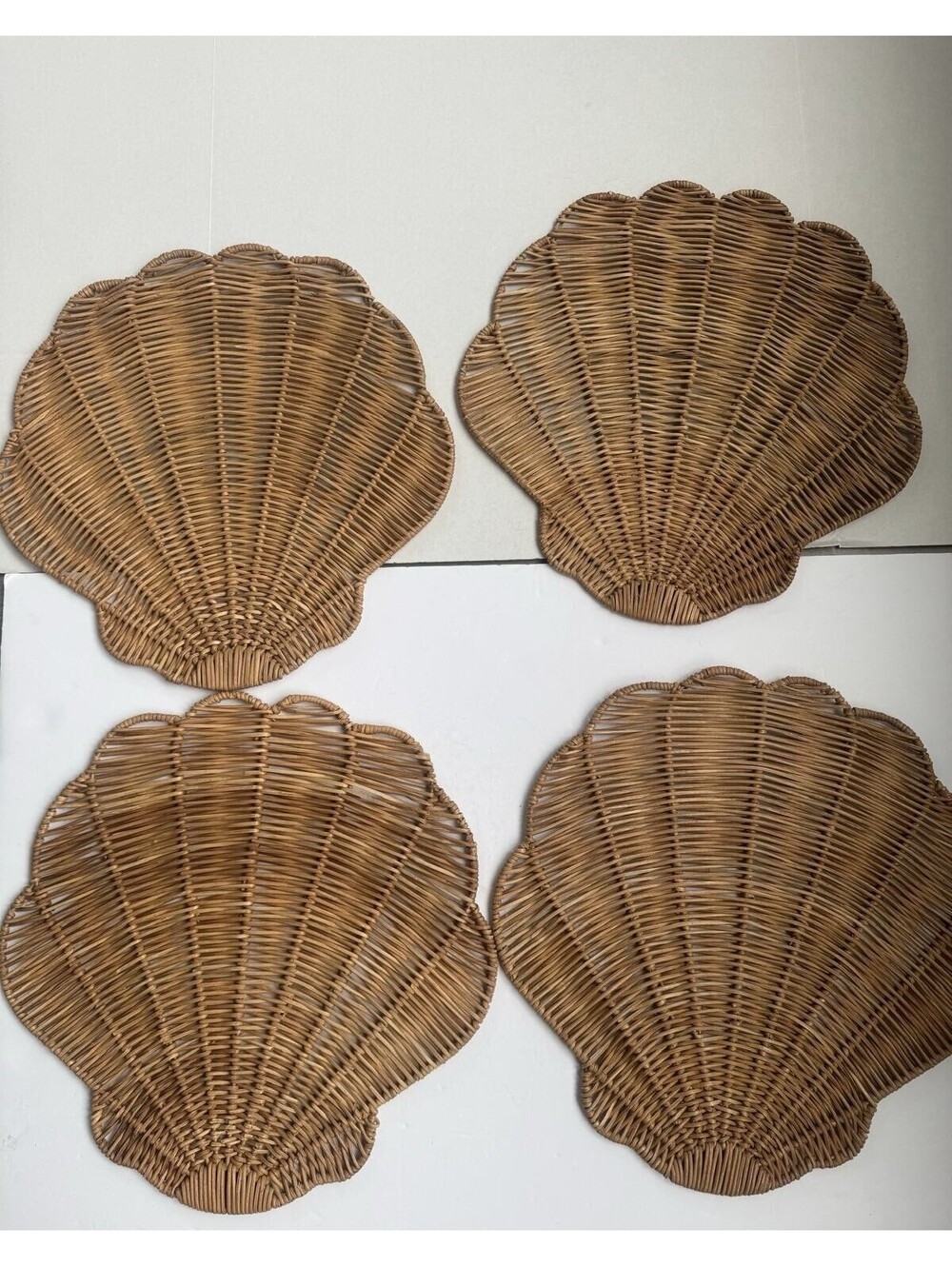 Coastal Woven Rattan Shell Chargers — Threshold™ Designed with Studio McGee